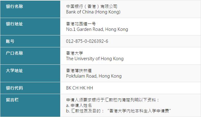 香港大学留学申请本科排名 香港大学留学